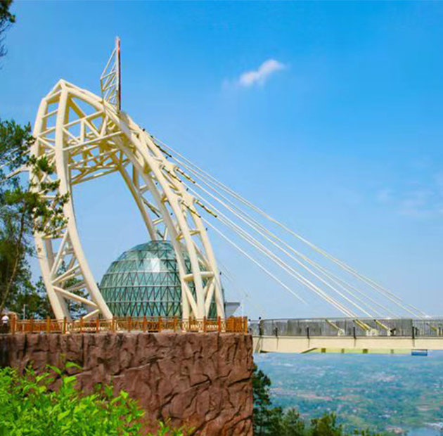 愷之峰玻璃觀景、廊橋平臺